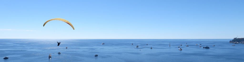 Parapente à Monaco et Roquebrune Cap Martin